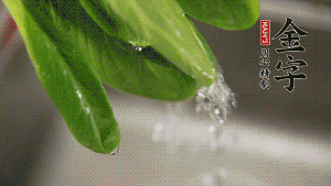 燒一鍋開水，滴一點(diǎn)油，水開后汆燙青菜至斷生即可。